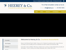 Tablet Screenshot of heerey.ie